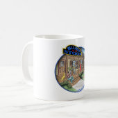Blues auf der Stoopkaffee-Tasse w/country neigen Kaffeetasse (Vorderseite Links)