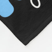 Blues Autismus Bewusstsein Akzeptanz Neurodität Fleecedecke (Ecke)