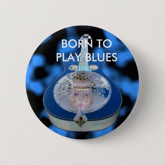 Blues-Baby-Knopf Button (Vorderseite)
