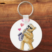 Blues Bär Schlüsselanhänger (Vorderseite)