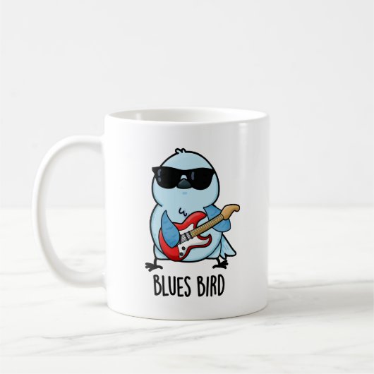 Blues Bird Funny Bluebird Pub Kaffeetasse (Links)
