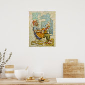 "Blues Bird" Poster (Küche)