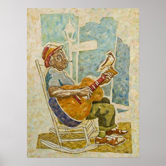 "Blues Bird" Poster (Vorne)