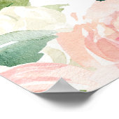 Blues-Brautparty-Foto Poster (Ecke)