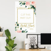 Blues-Brautparty-Foto Poster (Heimbüro)