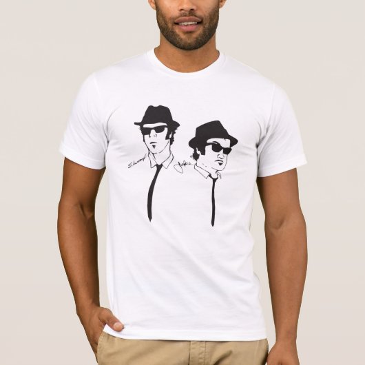 Blues Brothers Bella Leinwand T-Shirt (Vorderseite)