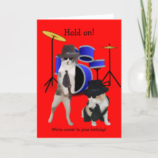 Blues Brothers Cats Karte