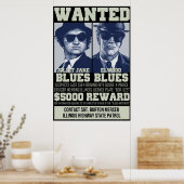 Blues Brothers Gewollt Poster (Küche)