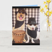 Blues Brothers Labs Card Karte (Gelbe Blume)