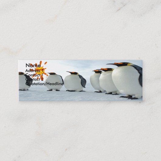 Blues Brothers Mini Visitenkarte (Vorderseite)