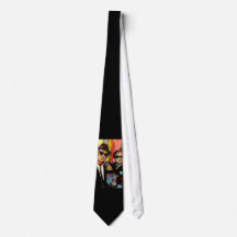 Blues Brothers Pop Art Krawatte Vatertagsgeschenk