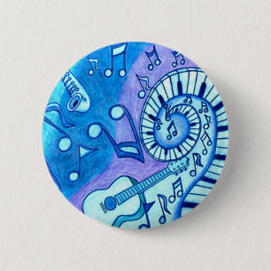 Blues Button