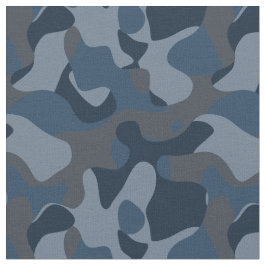 Blues Camo Stoff