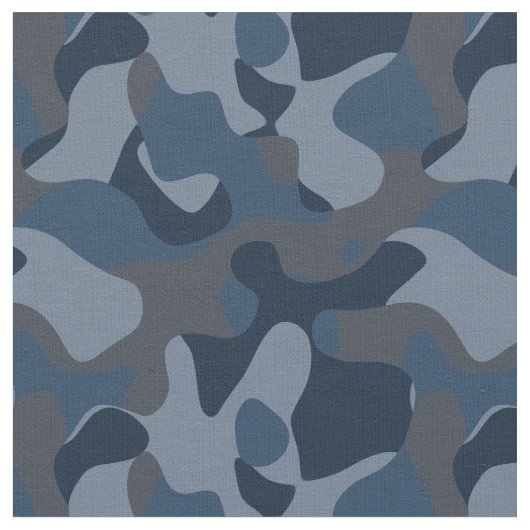 Blues Camo Stoff (Nahaufnahme)