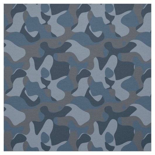 Blues Camo Stoff (Muster)
