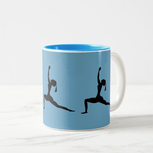 Blues Coffee Cup Zweifarbige Tasse (VorderseiteRechts)