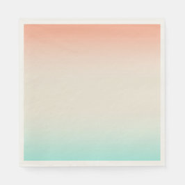 Blues Coral Linen Blends  Serviette