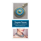 Blues Creative Marketing Rack Card Werbekarte (Vorne)