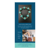 Blues Creative Marketing Rack Card Werbekarte (Hinten)