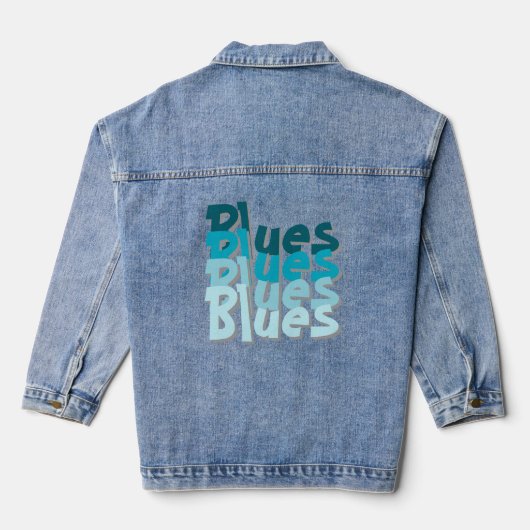 Blues Denim Jacket Jeansjacke (Rückseite)