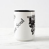 Blues der Hauptstraße Zweifarbige Tasse (Mittel)