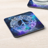 Blues des Friedens Getränkeuntersetzer (Linke Seite)