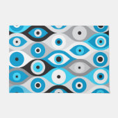 Blues des griechischen Bösen Auges und des Graues Fußmatte (Vorderseite)