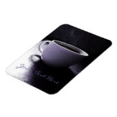 Blues des Kaffees Magnet (Linke Seite)