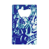 Blues des Karnevals Geldbeutel Flaschenöffner (Vorderseite)