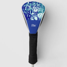 Blues des Karnevals Golf Headcover