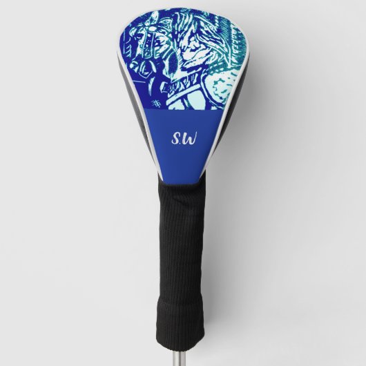 Blues des Karnevals Golf Headcover (Vorderseite)