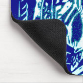 Blues des Karnevals Mousepad (Ecke)