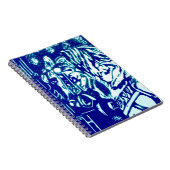 Blues des Karnevals Notizblock (Rechte Seite)