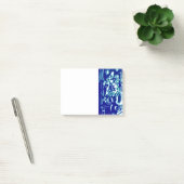 Blues des Karnevals Post-it Klebezettel (Büro)