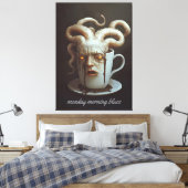 Blues des Koffeinspiegels 4 Leinwanddruck (Insitu (Schlafzimmer))