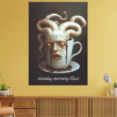 Blues des Koffeinspiegels 4 Leinwanddruck (Insitu (Wohnzimmer))