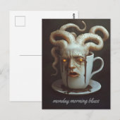 Blues des Koffeinspiegels 4 Postkarte (Vorne/Hinten)