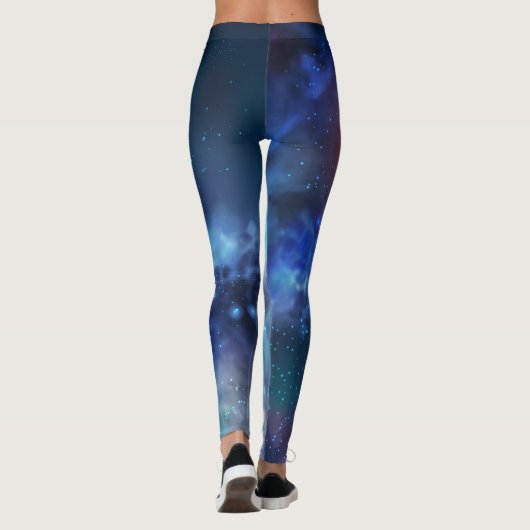 Blues des Sonnensystems 101 Leggings (Rückseite)