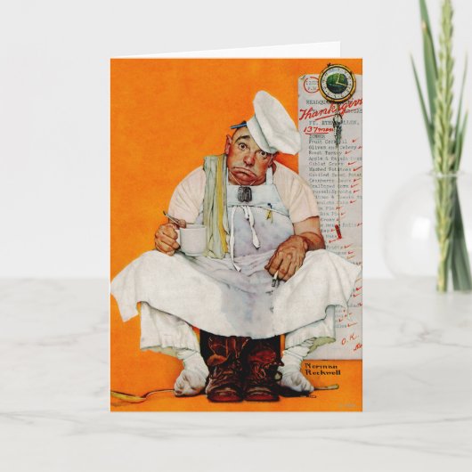 Blues Erntedank Day Feiertagskarte (Vorderseite)