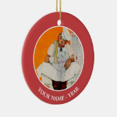 Blues Erntedank Day Keramik Ornament (Rechts)