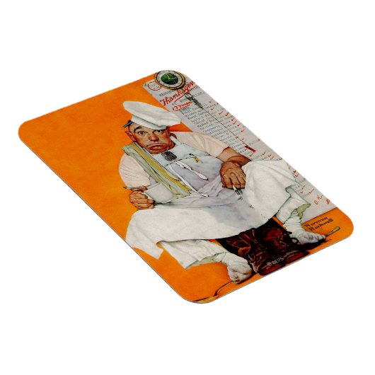 Blues Erntedank Day Magnet (Rechte Seite)