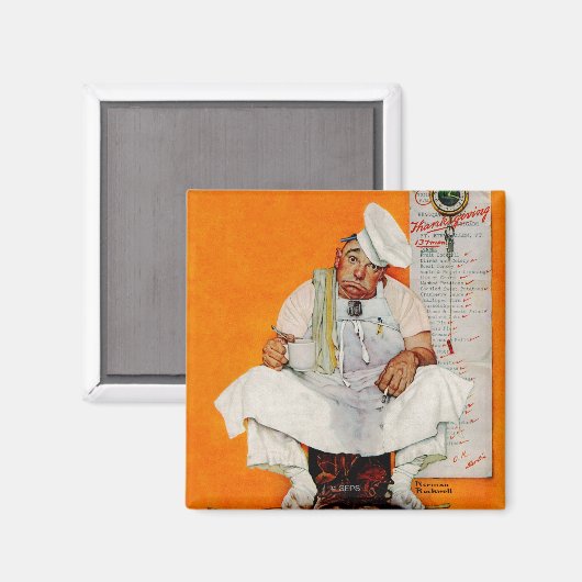 Blues Erntedank Day Magnet (Vorderseite/Rückseite)