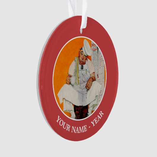 Blues Erntedank Day Ornament (Vorderseite)