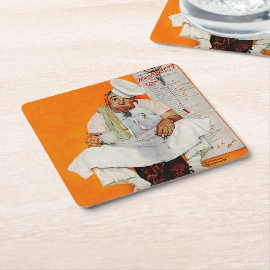 Blues Erntedank Day Rechteckiger Pappuntersetzer (angewinkelt)