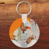 Blues Erntedank Day Schlüsselanhänger (Vorderseite)