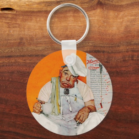 Blues Erntedank Day Schlüsselanhänger (Vorderseite)