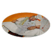 Blues Erntedank Day Schneidebrett (Ecke)