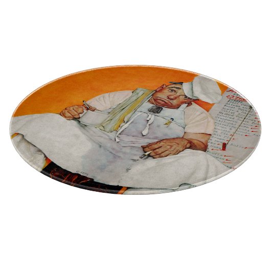 Blues Erntedank Day Schneidebrett (Ecke)