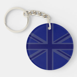 Blues for a Union Jack British Flag To Customize Schlüsselanhänger