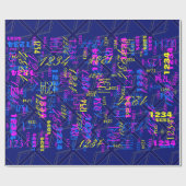 Blues für eine britische Flagge der Union Geschenkpapier (Flach)